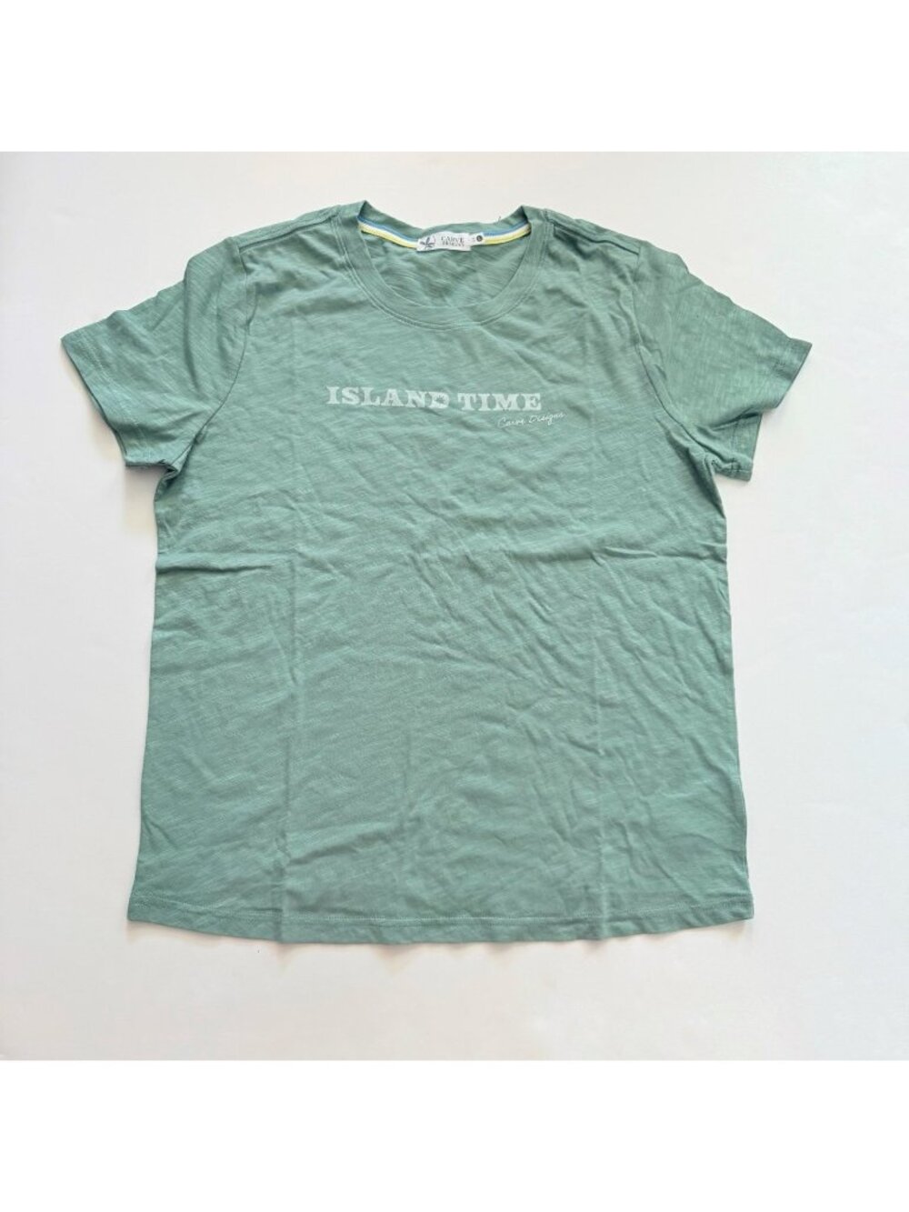 NWOT Carve Designs Women’s Island Time CASSIDY GRAPHIC TEE L Large